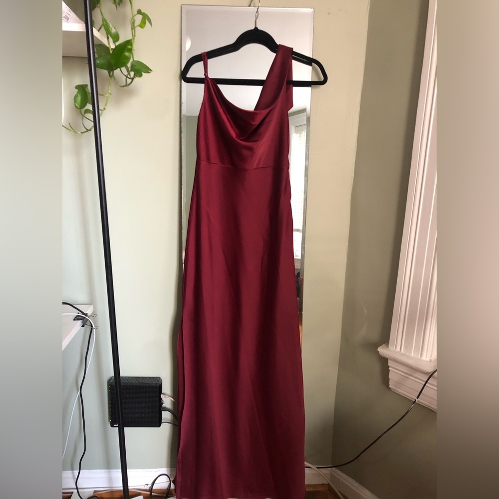 Nasty Gal Cowl Satin Dress